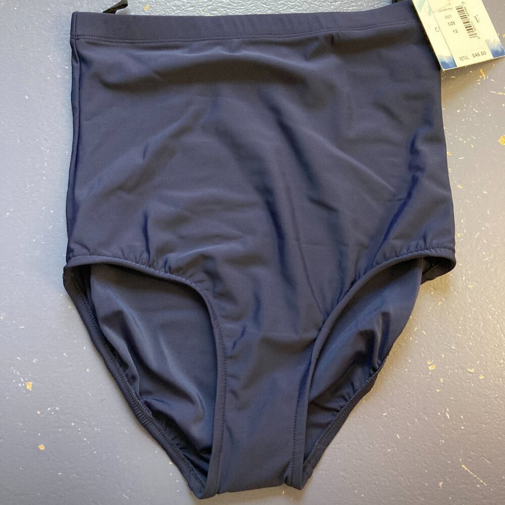 American Beach High Waist Bathing Suit Bottom, NWT, Size 12
